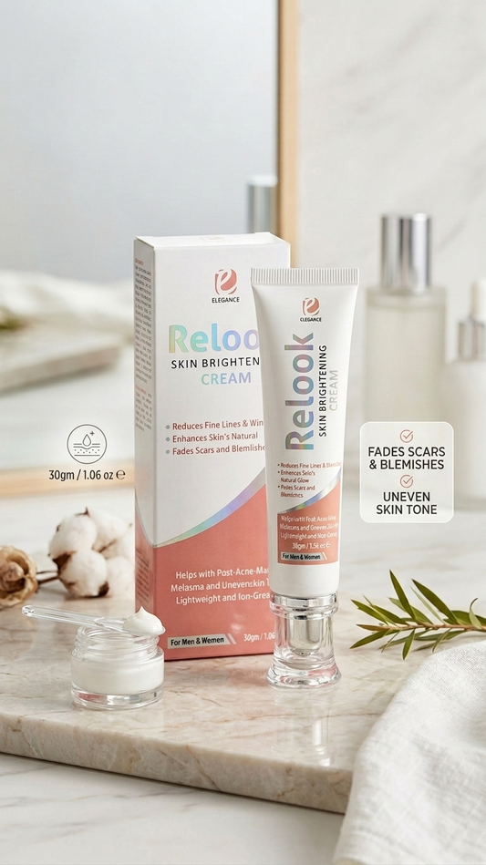 Relook Skin Brightening Cream – Skin Glowing & Fades Scars | Elegance Pharma